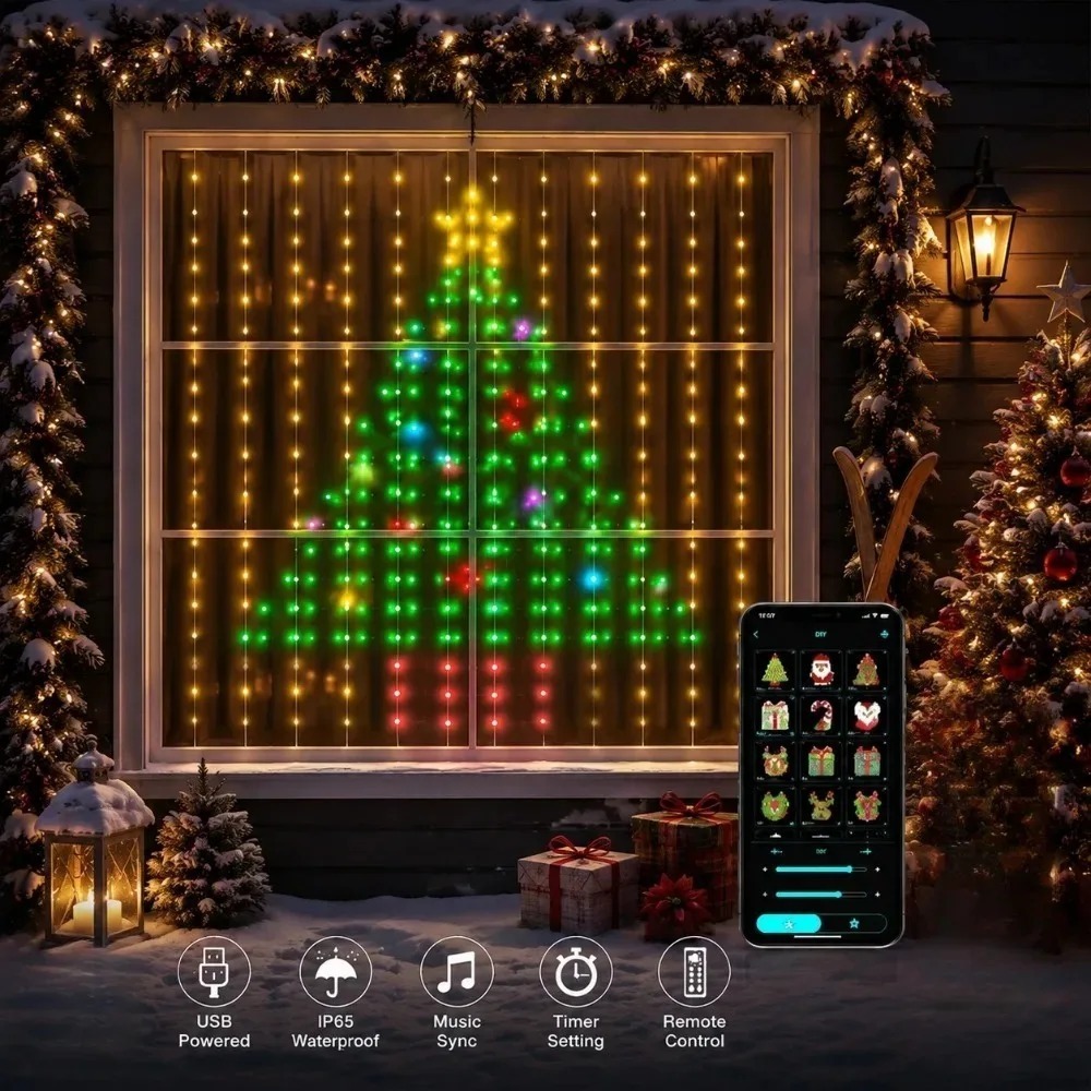 Smart Home Lighting Control - Świetlna Kurtyna LED Pixel z Sterowaniem