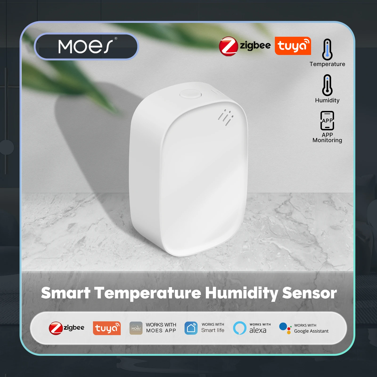 Smart Home News - MOES Tuya Zigbee inteligentny czujnik temperatury