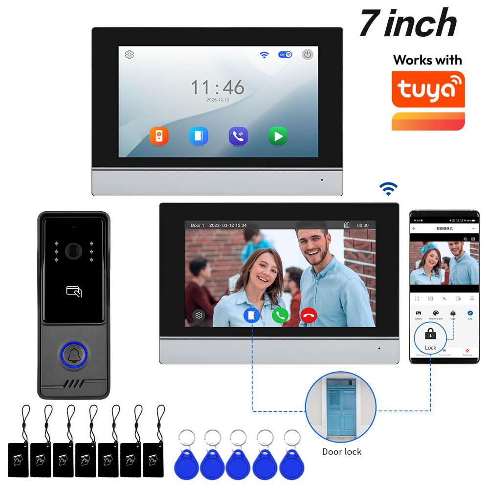 Smart Home Video Doorbell App - Inteligentny wideodomofon Tuya App Smart Wifi