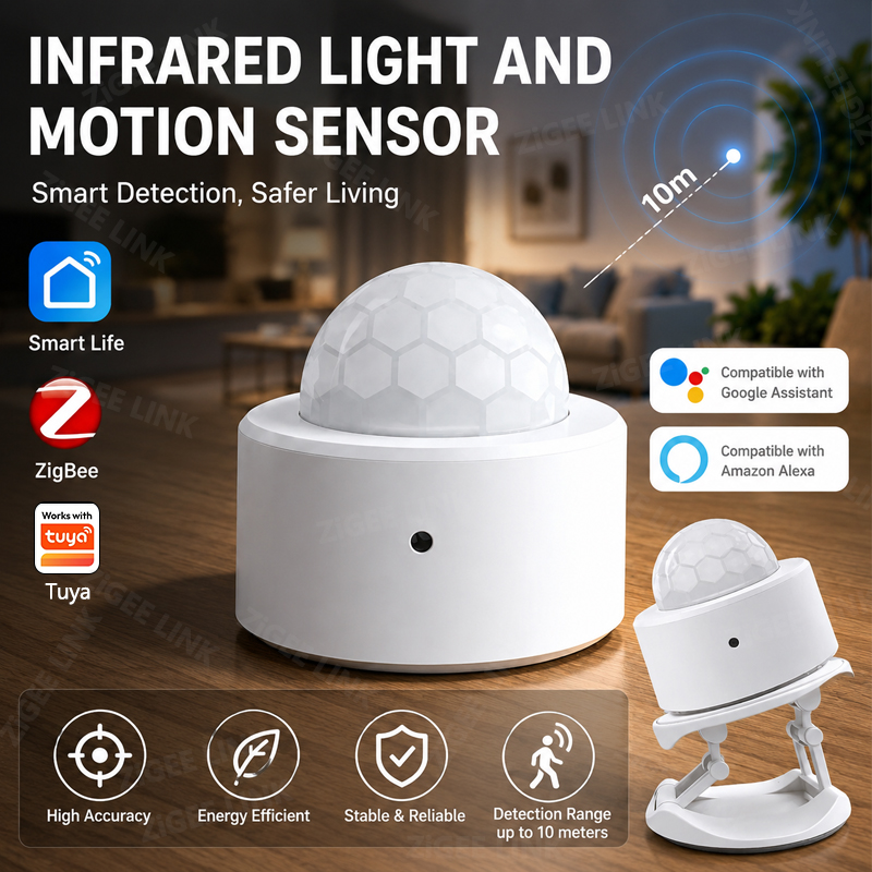 Smart Home Blog - Czujnik ruchu PIR ZigBee 3.0, bezprzewodowy