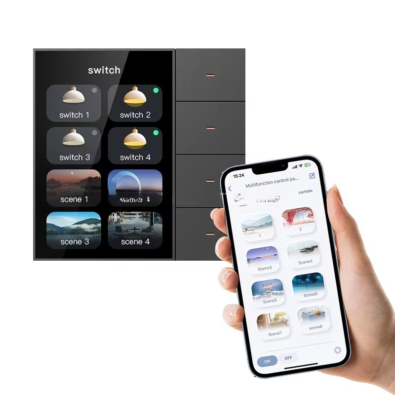 Smart Home Features - Inteligentny przełącznik F3 Pro z 3,5-calowym
