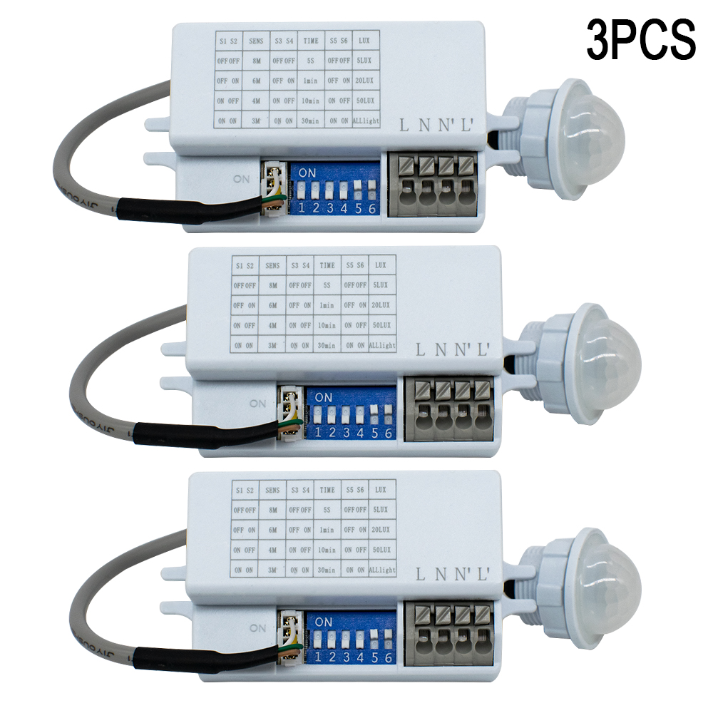 Pir Motion Sensor - Czujnik ruchu do oświetlenia 220V 110V,