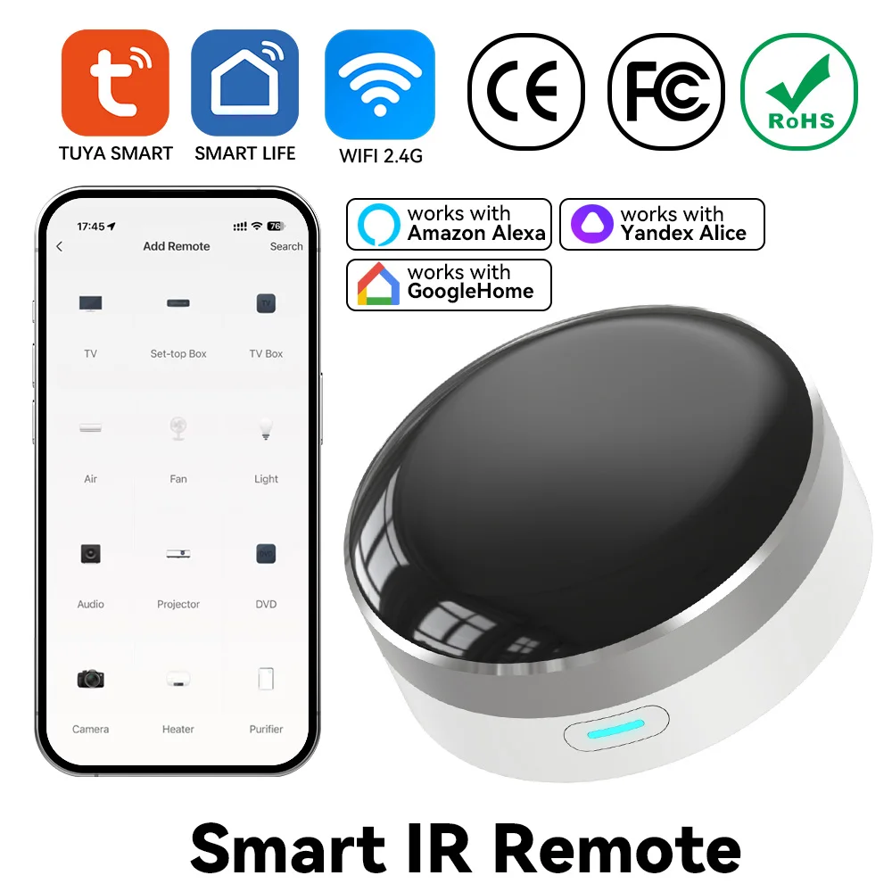 Smart Home Gira - YFK Uniwersalny pilot zdalnego sterowania WiFi