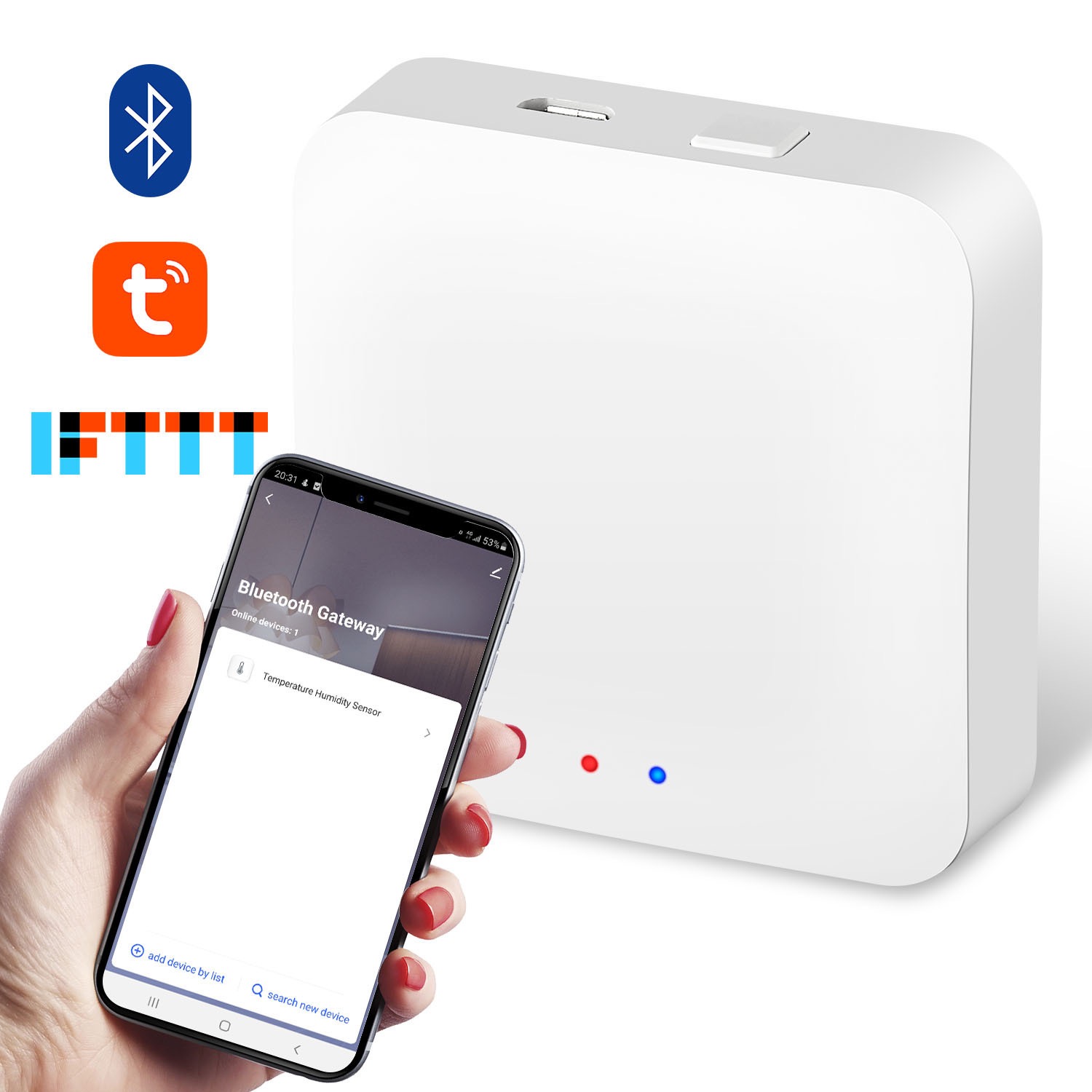 Smart Home Gira - Hub wielomodowy Tuya ZigBee, mostek WiFi