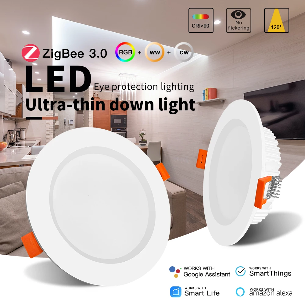 Alexa Compatible Bulb - GLEDOPTO ZigBee3.0 6W 12W 3,5 cala