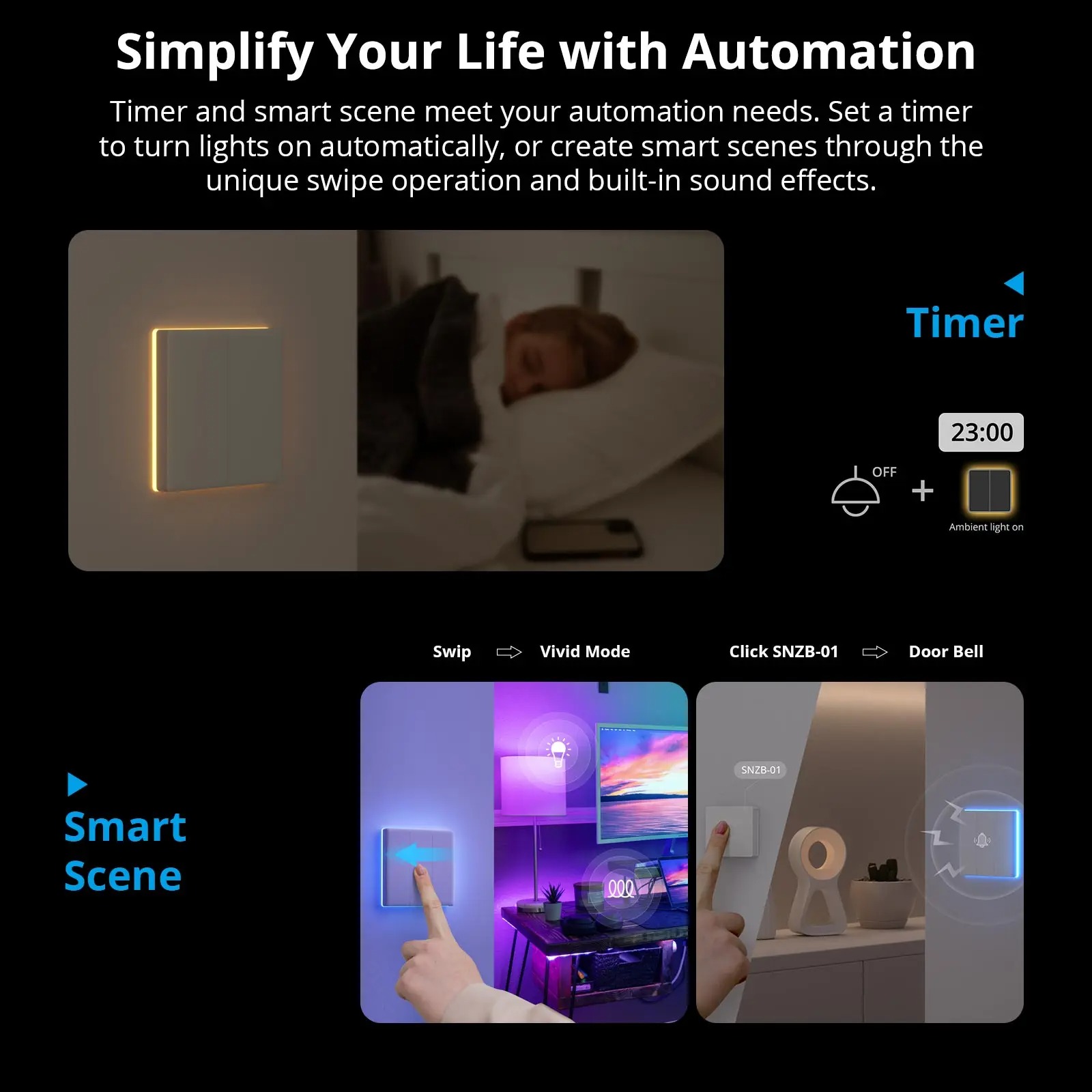 Alexa Compatible Bulb - SONOFF Ultimate T5 Inteligentny Włącznik Ścienny