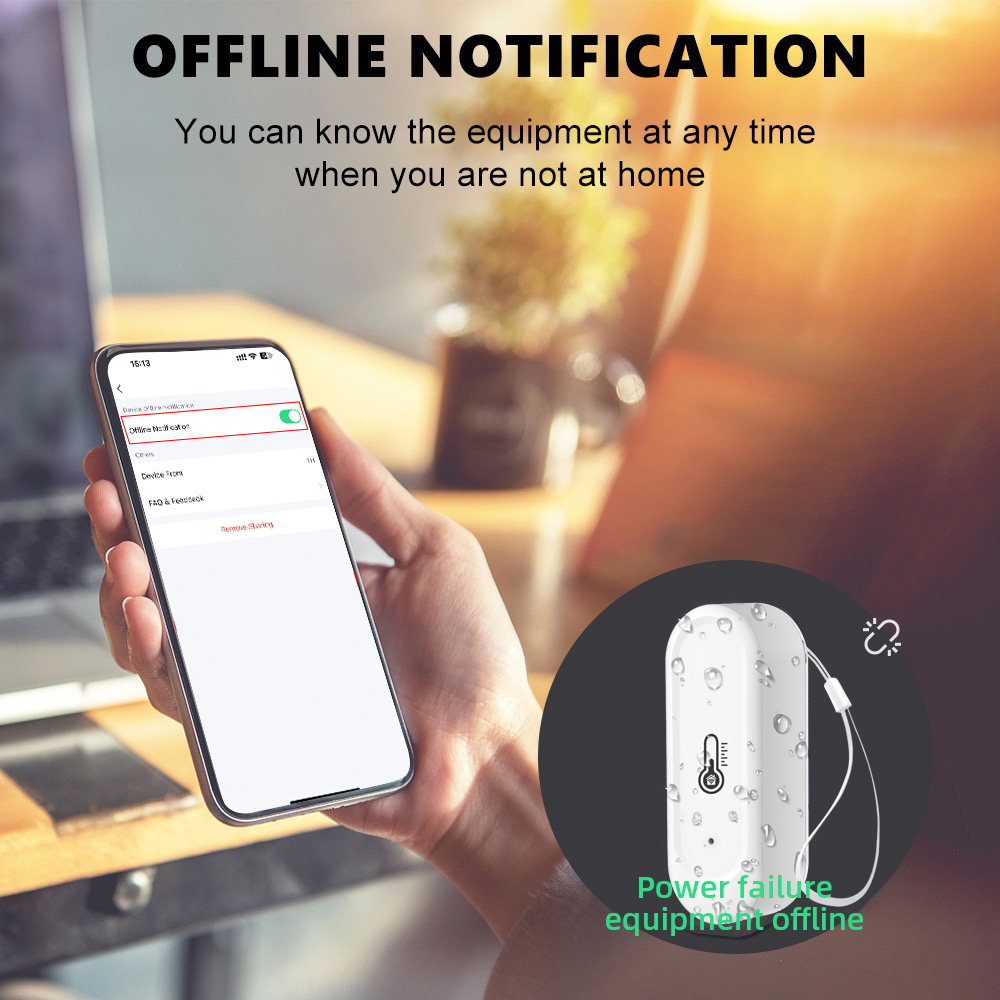 Smart Home Features - Wodoodporne czujniki temperatury i wilgotności IP65