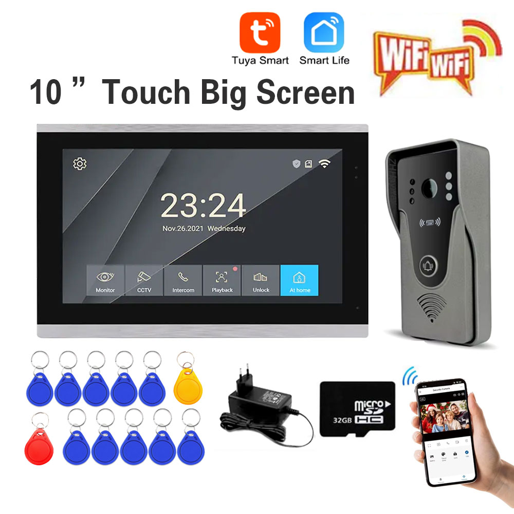 Tuya 1080P 10-calowy kolorowy  – Smart Home Video Doorbell App recenzja i cena