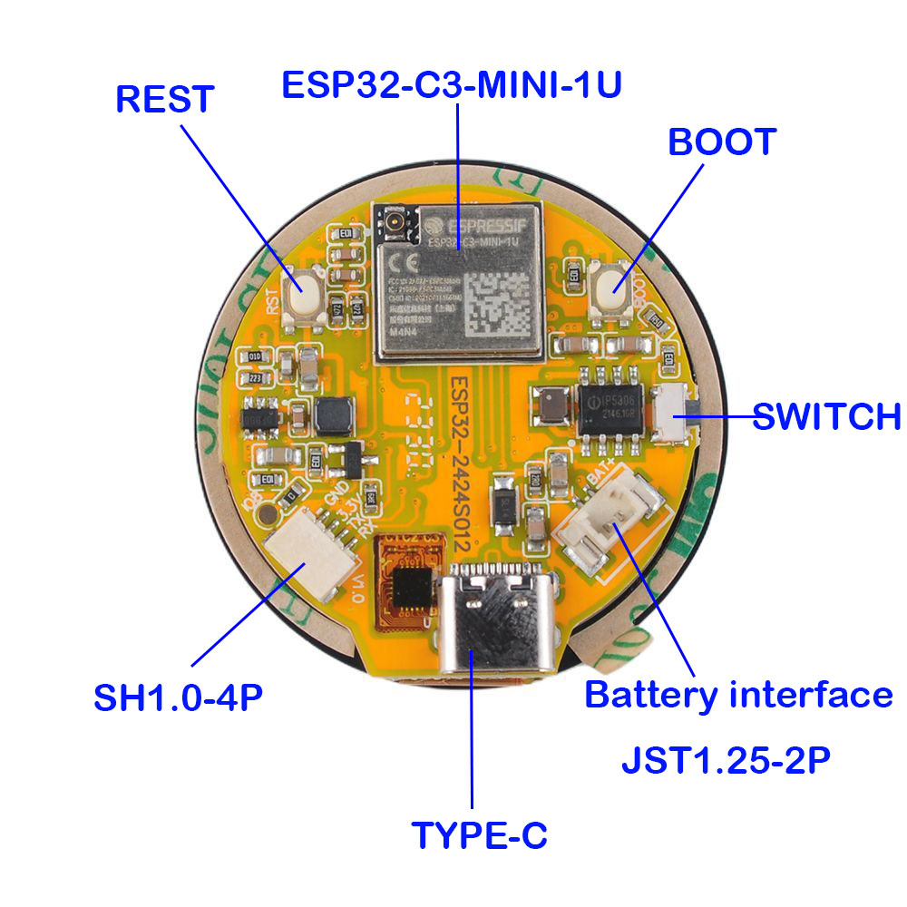 Wyświetlacz ESP32 1,28 cala ES – Smart Home Features recenzja i cena