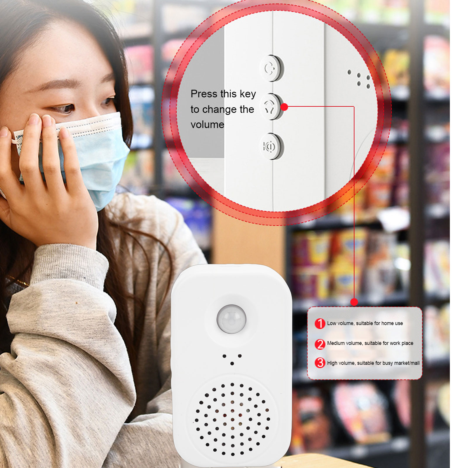 Dzwonek do drzwi z czujnikiem  – Pir Motion Sensor recenzja i cena