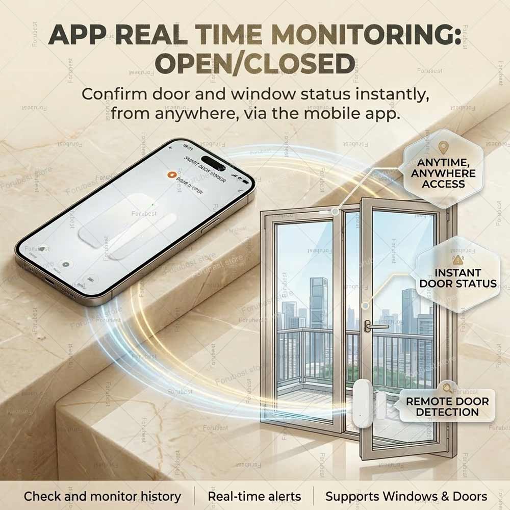 Czujnik otwarcia drzwi/okien T – Smart Home Mqtt recenzja i cena