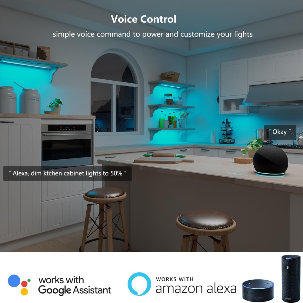 Światła LED podszafkowe DC12V  – Alexa Compatible Bulb recenzja i cena