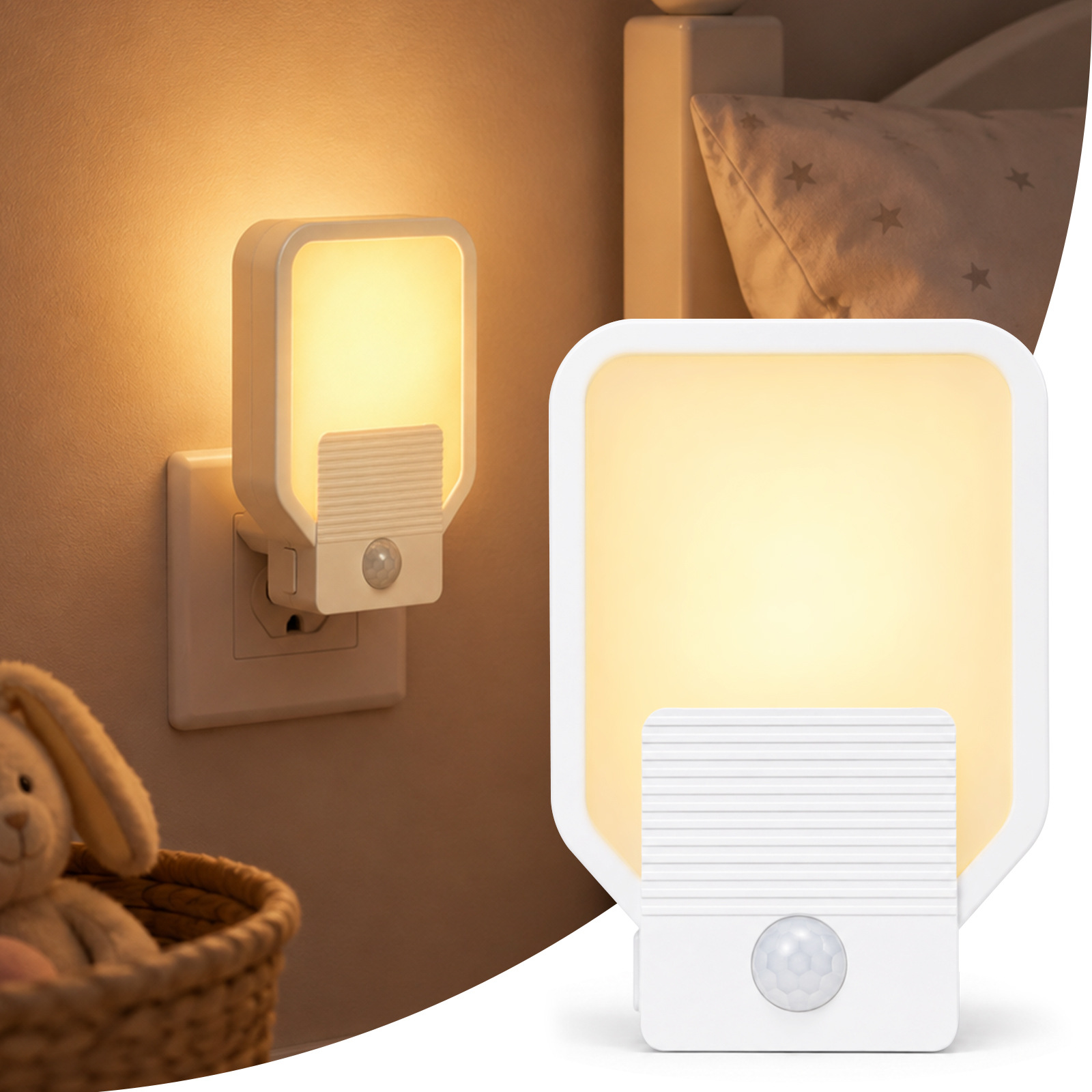 Inteligentna lampka nocna LED  – Pir Motion Sensor recenzja i cena