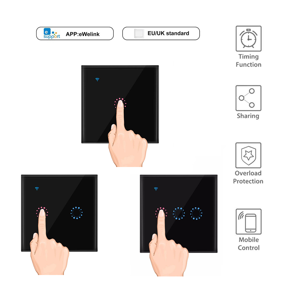 WiFi Smart Switch 10A 2200W/Ga – Smart Home Lighting Control recenzja i cena