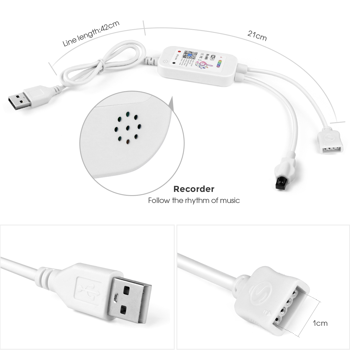 DC5V Tuya APP Wifi LED RGB Con – Alexa Compatible Bulb recenzja i cena