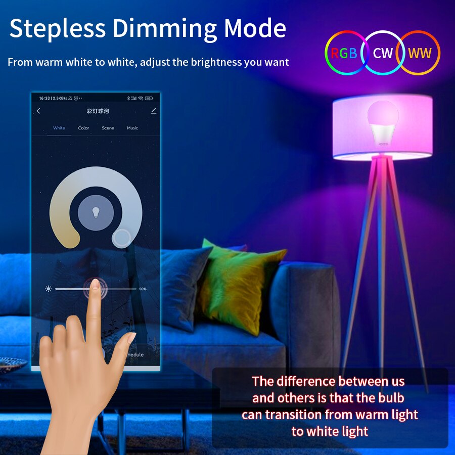 Inteligentna żarówka LED E27 W – Alexa Compatible Bulb recenzja i cena