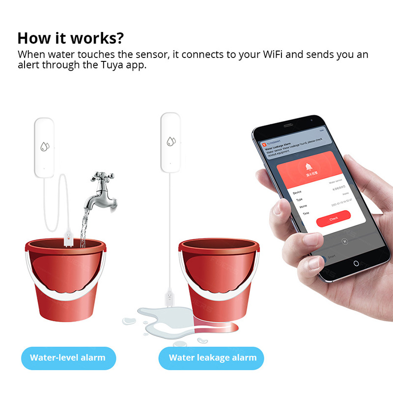 Czujnik wycieku wody Tuya WiFi – Smart Home News recenzja i cena