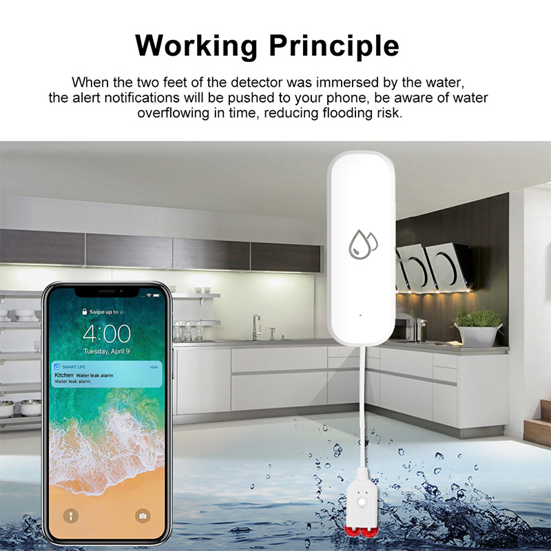 Czujnik wycieku wody Tuya WiFi – Smart Home News recenzja i cena