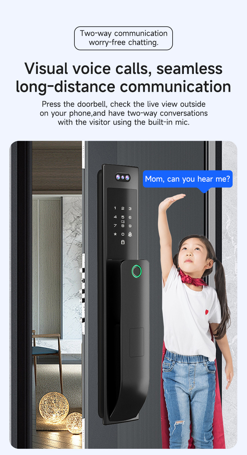 Inteligentny zamek do drzwi z  – Smart Home Video Doorbell App recenzja i cena