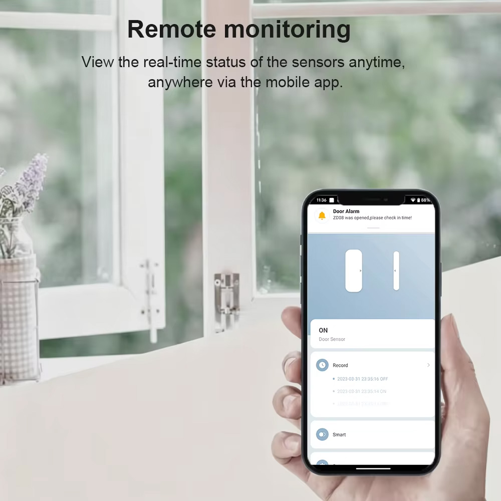 Czujnik otwarcia drzwi/okien Z – Smart Home Blog recenzja i cena