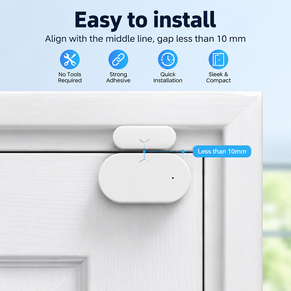 Czujnik otwarcia drzwi/okien Z – Smart Home Blog recenzja i cena