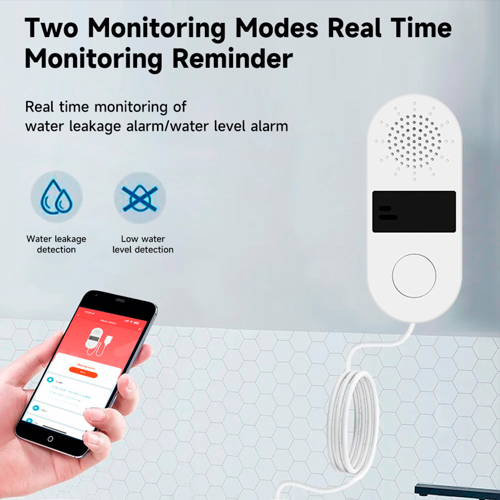 Tuya Wifi Detektor wycieku wod – Smart Home Lighting Control recenzja i cena
