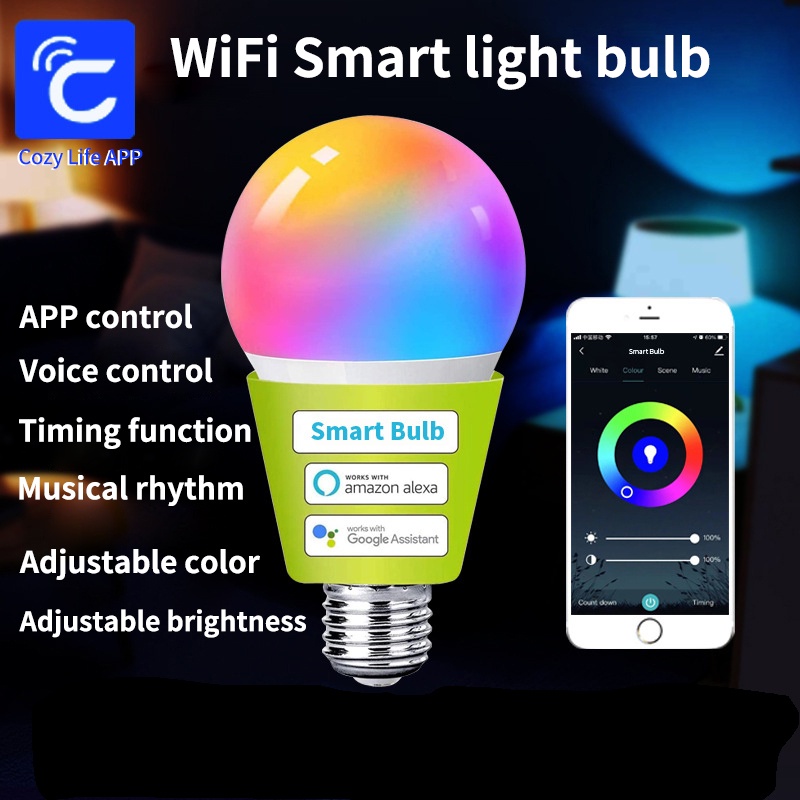 Żarówka SIXWGH E27 WiFi 9W int – Alexa Compatible Bulb recenzja i cena