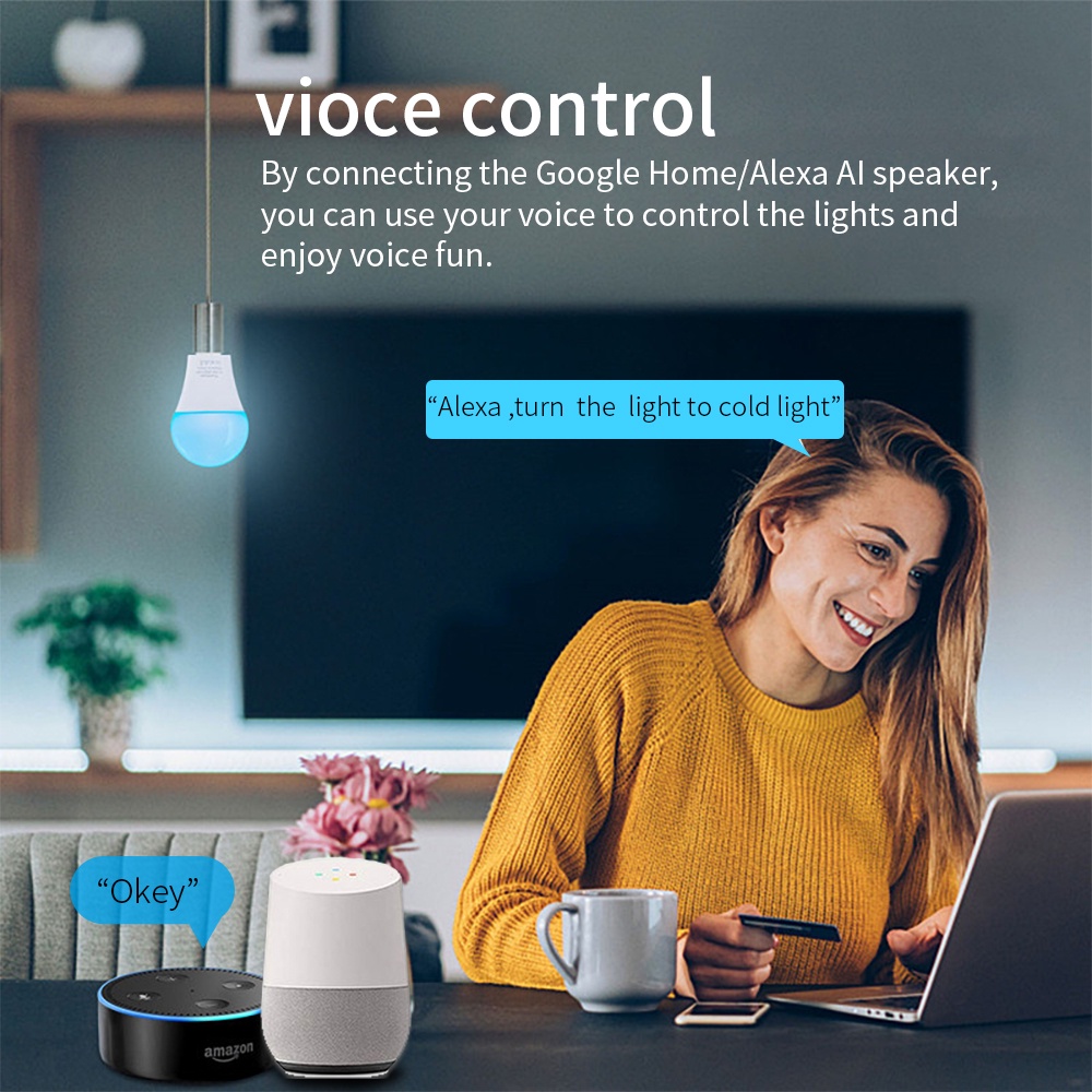 Żarówka SIXWGH E27 WiFi 9W int – Alexa Compatible Bulb recenzja i cena