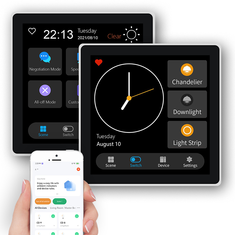 FUERS 4-calowy ekran dotykowy  – Smart Home Features recenzja i cena
