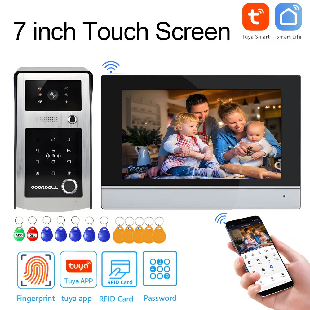 Zestaw wideodomofonu WiFi Tuya – Smart Home Video Doorbell App recenzja i cena