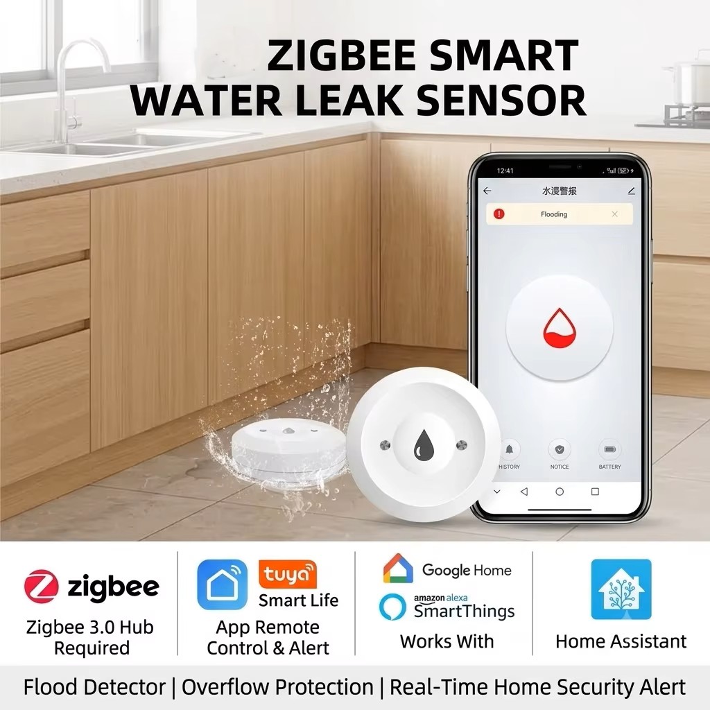 Czujnik wycieku wody ZigBee 3. – Smart Home Blog recenzja i cena