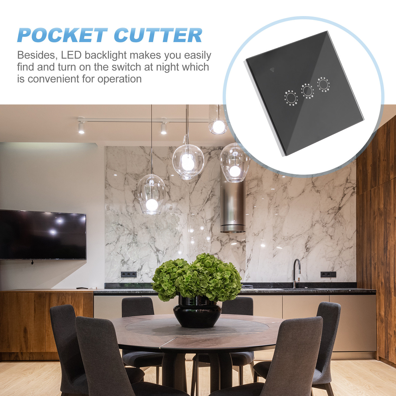 Bezprzewodowy dotykowy panel p – Smart Home Lighting Control recenzja i cena