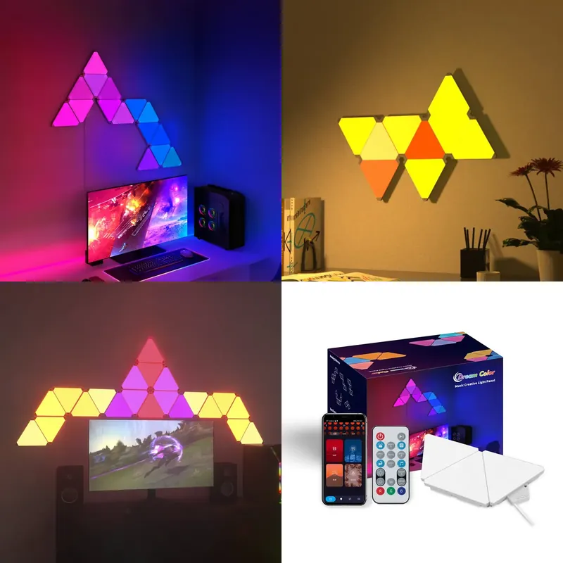 Banqcn Trójkątne LED-owe Lampy – Smart Home Alexa recenzja i cena