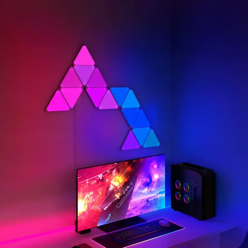 Banqcn Trójkątne LED-owe Lampy – Smart Home Alexa recenzja i cena